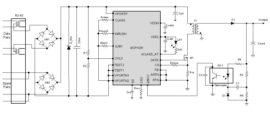 Ncp1055b схема включения